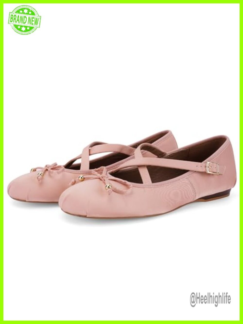 Ballet Flats for Women Closed Round Toe Bow Mary Jane Shoes with Ankle Strap